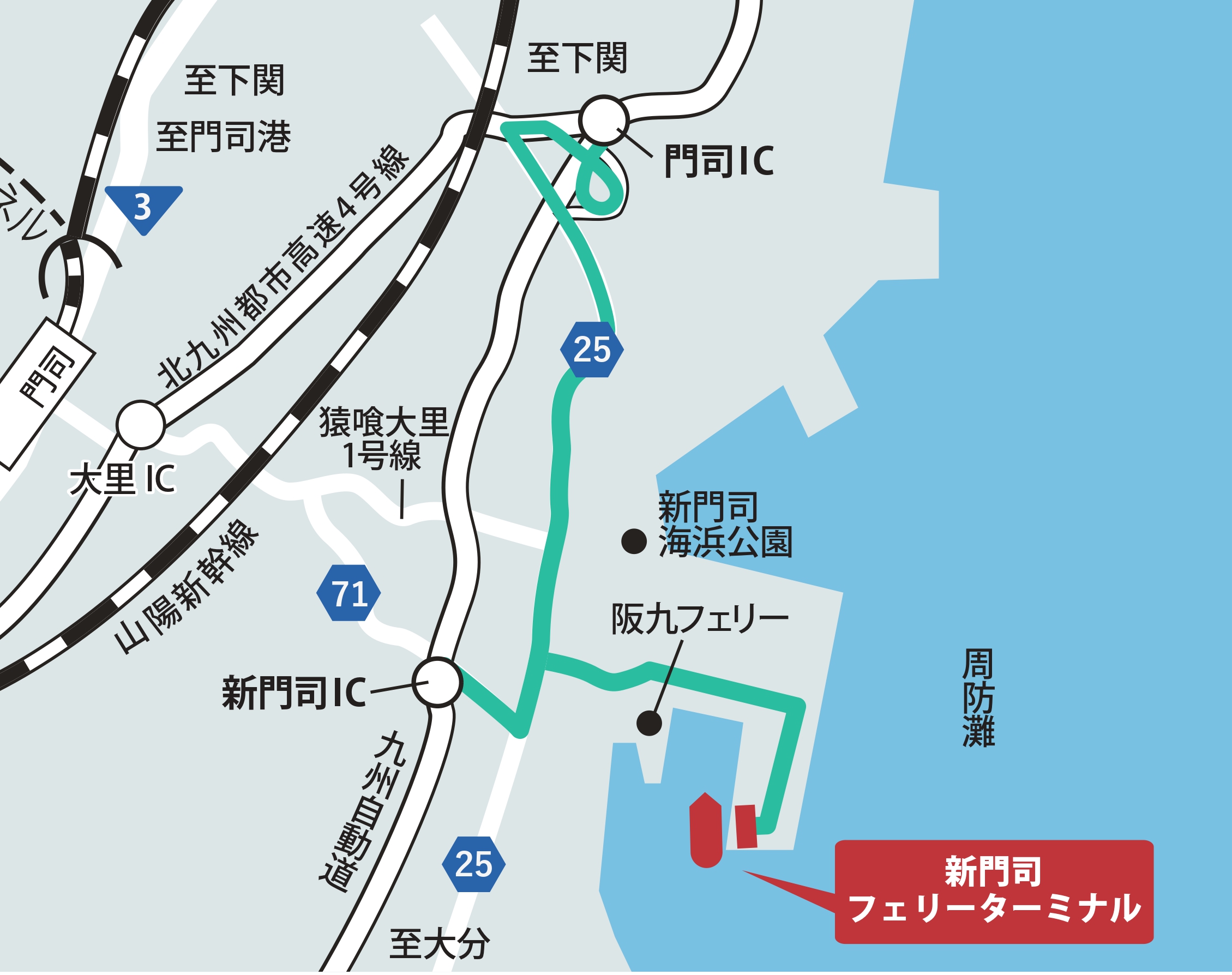 お車をご利用の場合の地図